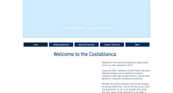 Desktop Screenshot of costablanca-apartments.com